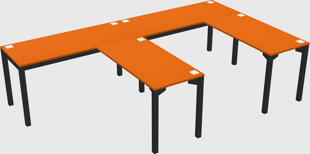 L-shaped desk