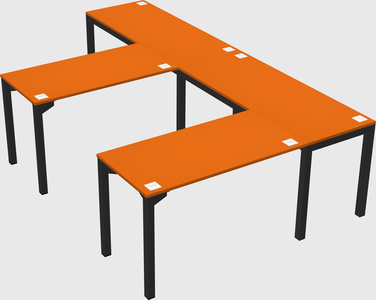 L-shaped desk
