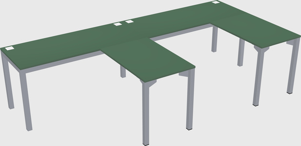 L-shaped desk