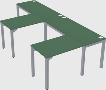 L-shaped desk
