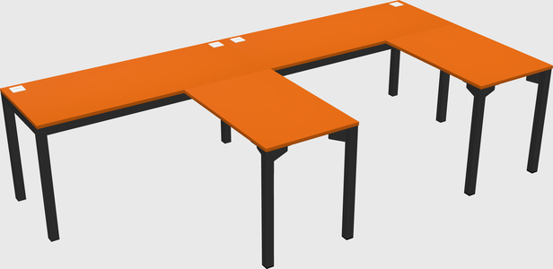 L-shaped desk