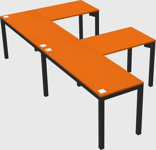 L-shaped desk