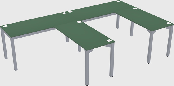 L-shaped desk
