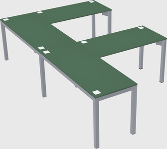 L-shaped desk