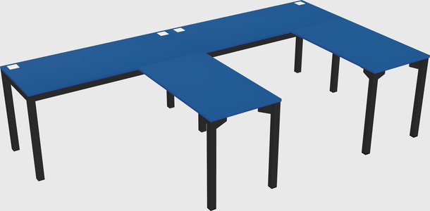 L-shaped desk