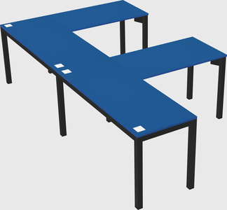 L-shaped desk
