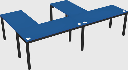 L-shaped desk
