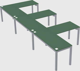L-shaped desk