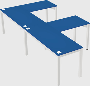 L-shaped desk