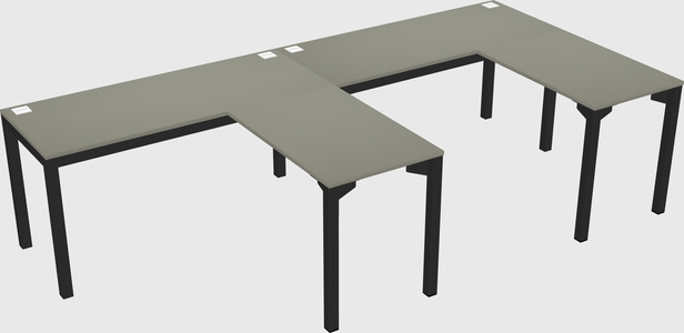L-shaped desk