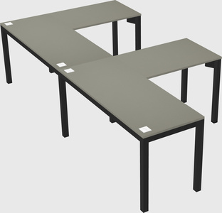 L-shaped desk