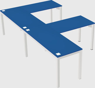 L-shaped desk