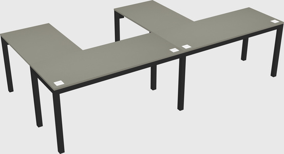 L-shaped desk