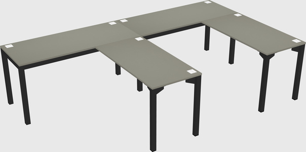 L-shaped desk