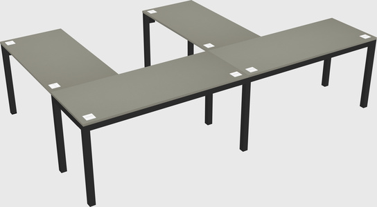 L-shaped desk