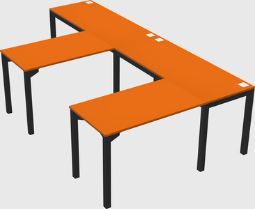 L-shaped desk
