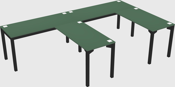 L-shaped desk