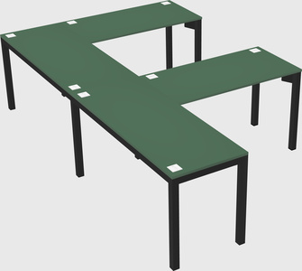 L-shaped desk