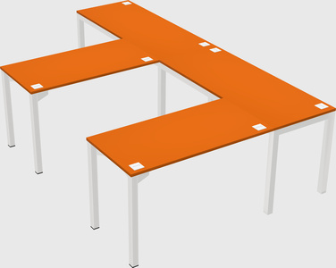L-shaped desk