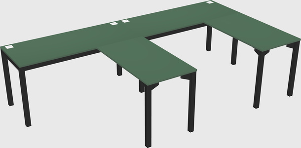 L-shaped desk