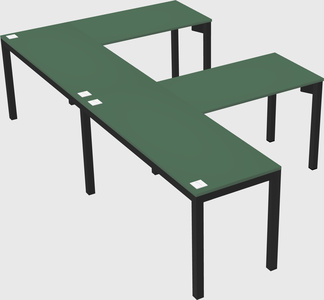 L-shaped desk