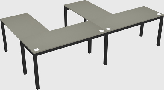 L-shaped desk