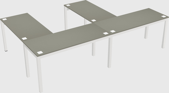 L-shaped desk