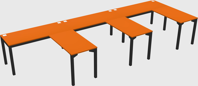 L-shaped desk