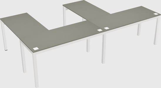 L-shaped desk