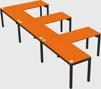 L-shaped desk