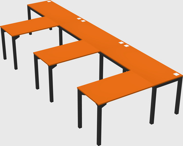 L-shaped desk