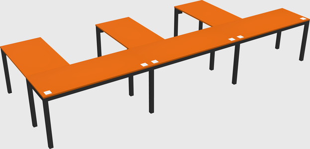 L-shaped desk