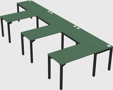 L-shaped desk