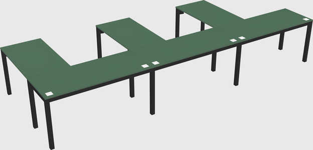 L-shaped desk