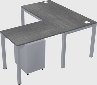 L-shaped desk