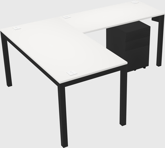 L-shaped desk