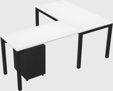 L-shaped desk