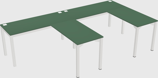 L-shaped desk