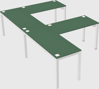 L-shaped desk