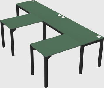 L-shaped desk