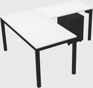 L-shaped desk
