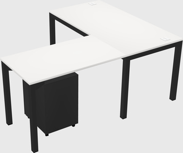L-shaped desk