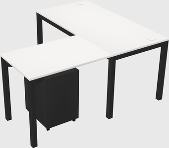 L-shaped desk
