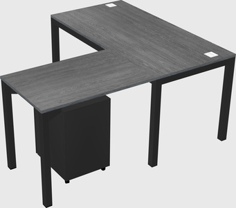 L-shaped desk