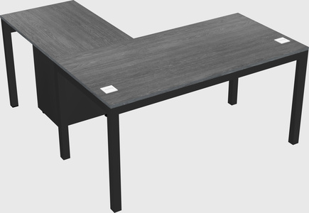 L-shaped desk