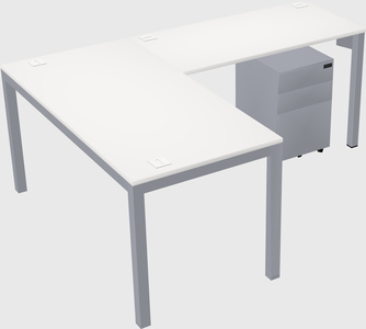 L-shaped desk