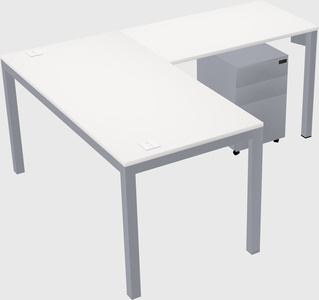 L-shaped desk