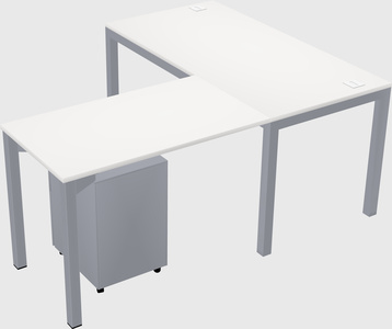 L-shaped desk