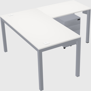L-shaped desk