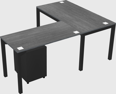 L-shaped desk